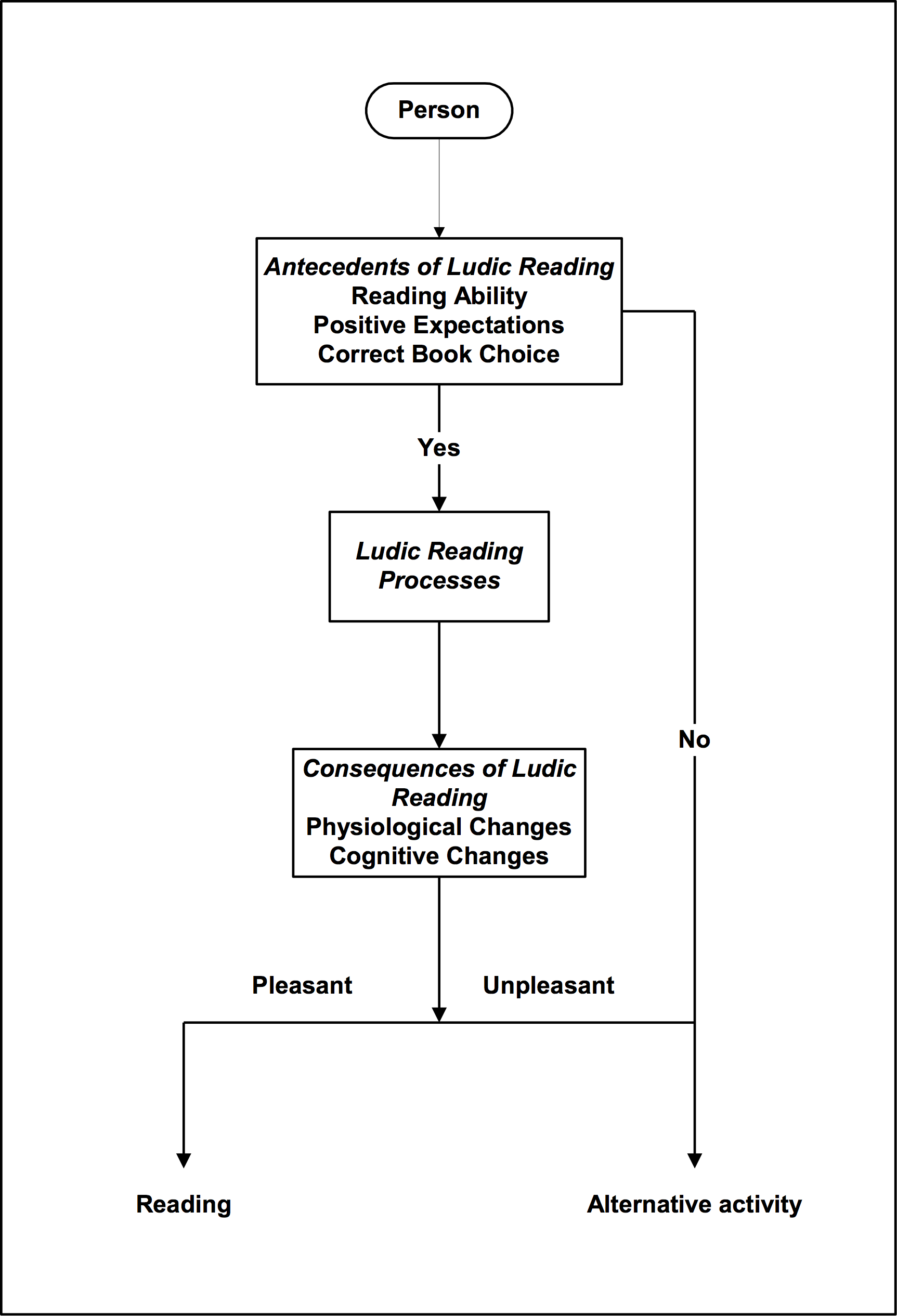 Nell’s preliminary model of Ludic Reading